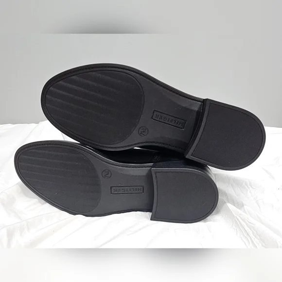 TOMMY HILFIGER Women's Black Suede Imiera Zippered Ankle Boots Size 9.5 NEW - Picture 8 of 11